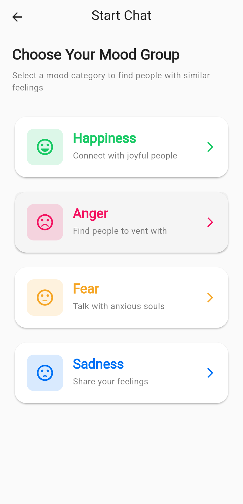 Moodi app AI chat - Empathetic AI insights and personalized mood suggestions